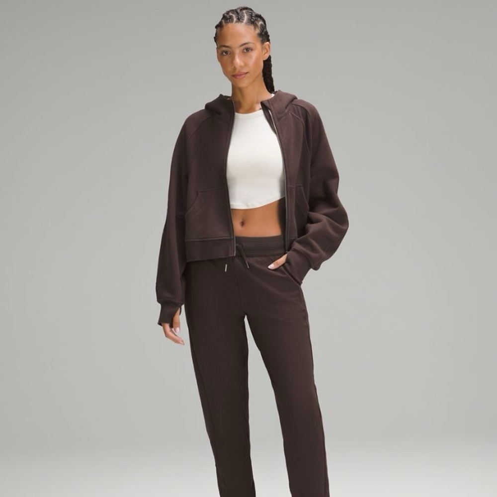 Lululemon Scuba Oversized Full Zip Hoodie in Espresso